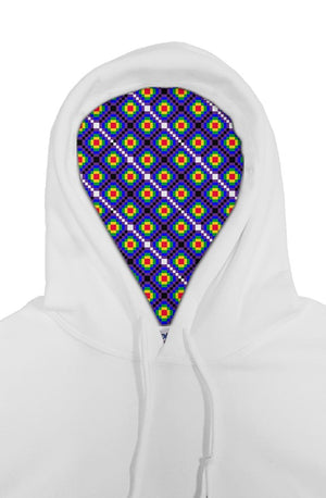 Afro Wiphala Pattern pullover hoody
