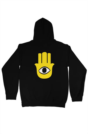 Open image in slideshow, Afro Wiphala Pattern pullover hoody black

