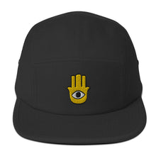 Load image into Gallery viewer, Jahsee Hand Five Panel Cap
